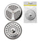 REGENT COFFEE PLUNGER REPLACEMENT FILTER ST STEEL 12 CUP, (110MM DIA)