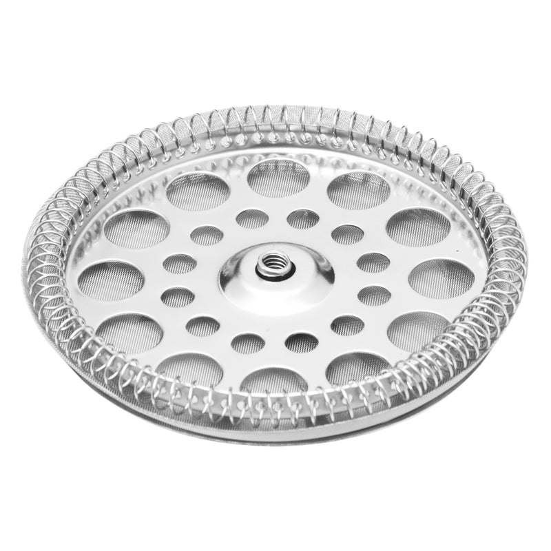 REGENT COFFEE PLUNGER REPLACEMENT FILTER ST STEEL 12 CUP, (110MM DIA)