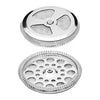 REGENT COFFEE PLUNGER REPLACEMENT FILTER ST STEEL 12 CUP, (110MM DIA)