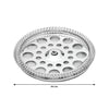 REGENT COFFEE PLUNGER REPLACEMENT FILTER ST STEEL 3 CUP, (68MM DIA)