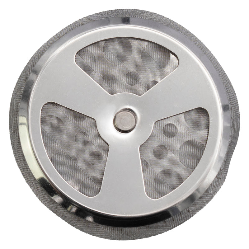 REGENT COFFEE PLUNGER  6 & 8 CUP REPLACEMENT FILTER ST STEEL, 90MM DIA