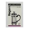 REGENT COFFEE PLUNGER 3 CUP WITH CHROME FRAME, 350ML