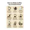 REGENT COFFEE PLUNGER 6 CUP WITH CHROME FRAME, 600ML