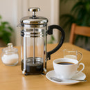 REGENT COFFEE PLUNGER 6 CUP WITH CHROME FRAME, 600ML