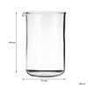 REGENT COFFEE PLUNGER 8 CUP REPLACEMENT GLASS , 1L TO FIT 41229, 21842