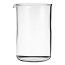 REGENT COFFEE PLUNGER REPLACEMENT GLASS 8 CUP, (1LT) FITS 41229, 21842