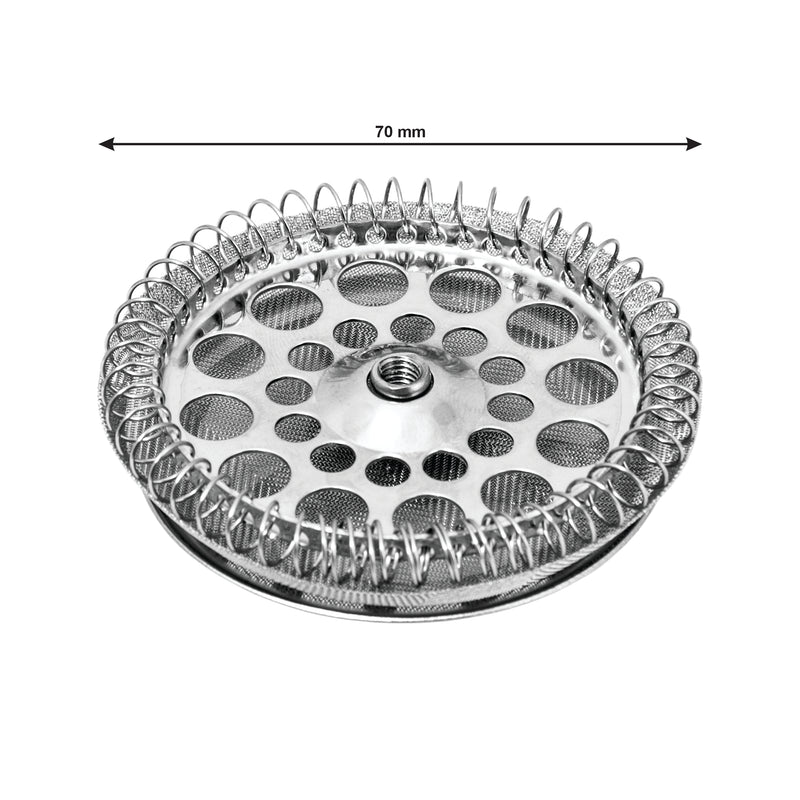 REGENT COFFEE PLUNGER DOUBLE WALLED ST STEEL REPLACEMENT FILTER 3 CUP, (70MM DIA)