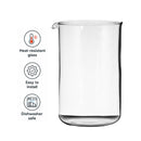REGENT COFFEE MAKER REPLACEMENT GLASS 12 CUP, (1.6LT)-FITS 41222