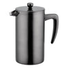 REGENT SIDAMO COFFEE MAKER DOUBLE WALL GUN METAL BLACK ST STEEL 3 CUP, (350ML)
