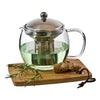 REGENT 'TEA TIME' BOROSILICATE GLASS TEAPOT WITH ST. STEEL INFUSER & LID, 1.1L