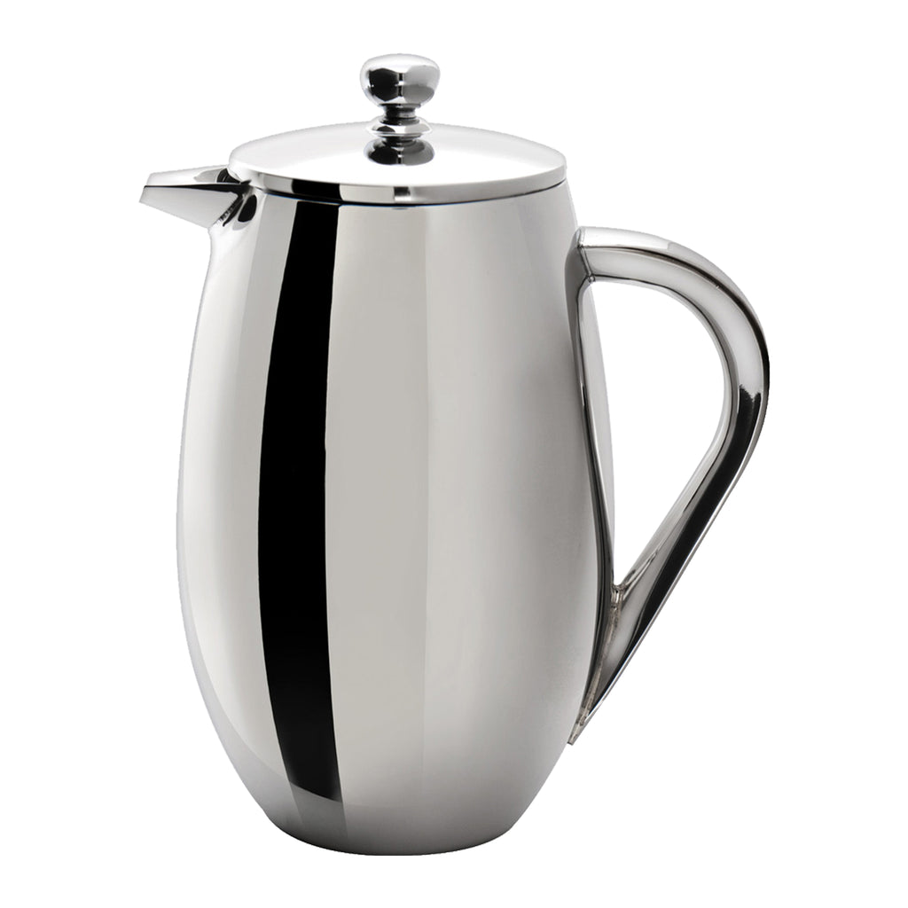 REGENT BRAZIL COFFEE PLUNGER DOUBLE WALL ST STEEL 8 CUP, 1L