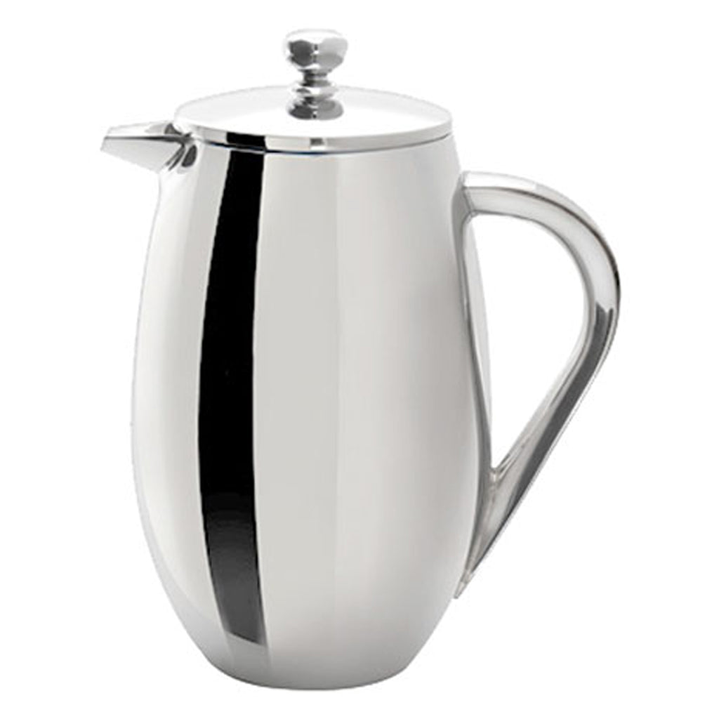 REGENT BRAZIL COFFEE PLUNGER DOUBLE WALL ST STEEL 8 CUP, (1LT)