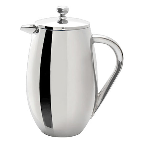REGENT BRAZIL COFFEE PLUNGER DOUBLE WALL ST STEEL 8 CUP, (1LT)
