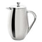 REGENT BRAZIL COFFEE PLUNGER DOUBLE WALL ST STEEL 8 CUP, (1LT)