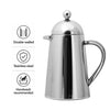 REGENT THERMIQUE COFFEE PLUNGER DOUBLE WALL ST STEEL 6 CUP, 800ML