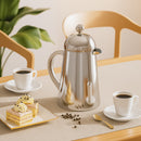 REGENT THERMIQUE COFFEE PLUNGER DOUBLE WALL ST STEEL 8 CUP, 1L