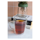 CONSOL ROMA DOUBLE WALL BOROSILICATE GLASS TEA/COFFEE MUG 2PK, 320ML