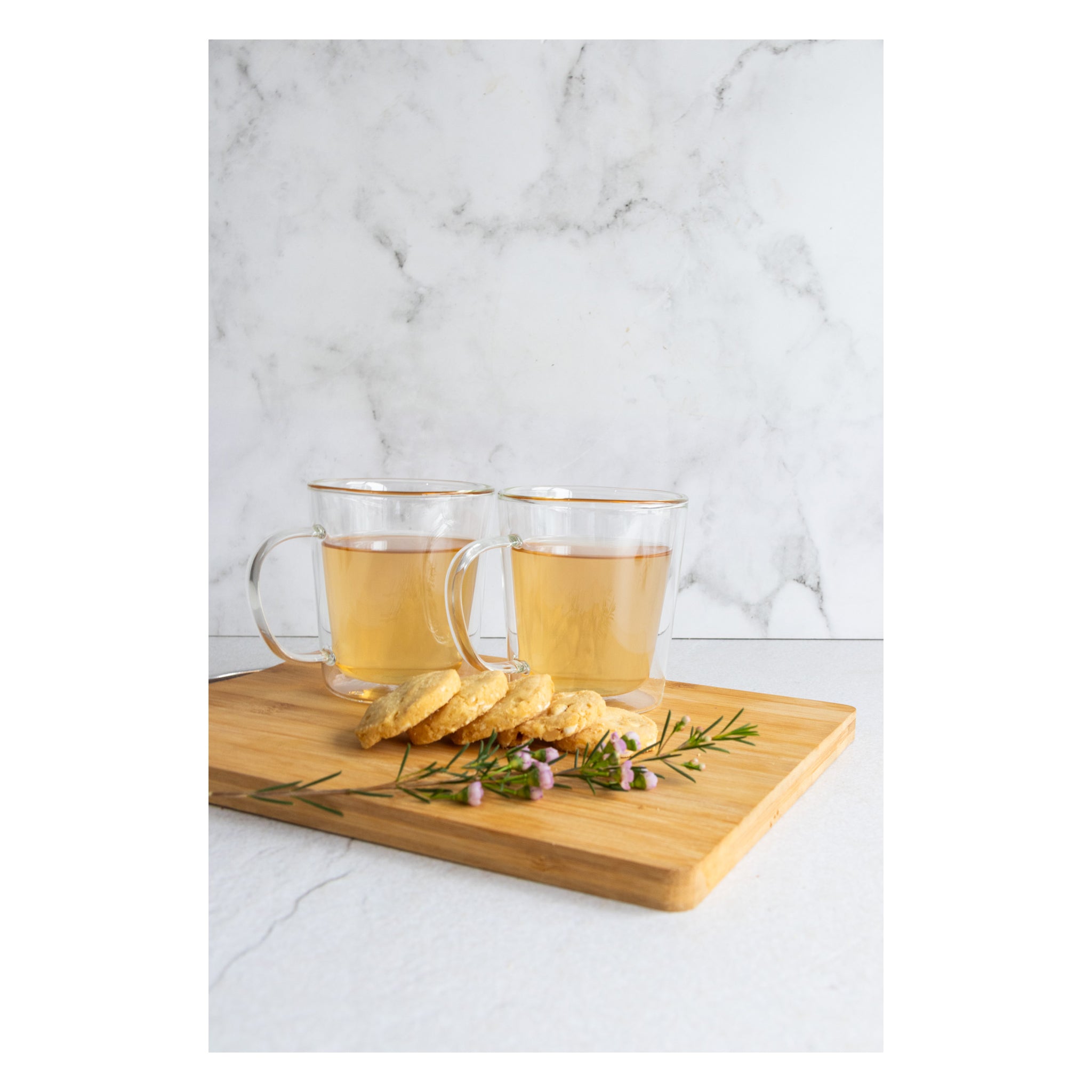 CONSOL ROMA DOUBLE WALL BOROSILICATE GLASS TEA/COFFEE MUG 2PK, 320ML