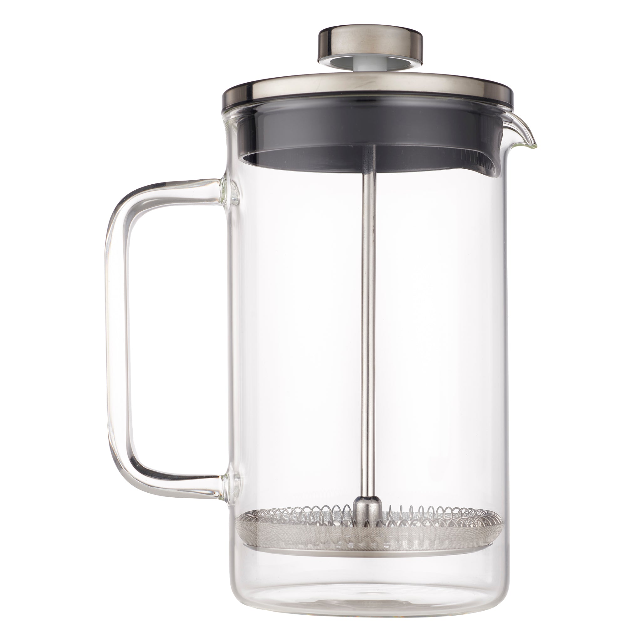 CONSOL CADIZ BOROSILICATE GLASS COFFEE PLUNGER, 600ML