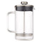 CONSOL CADIZ BOROSILICATE GLASS COFFEE PLUNGER WITH S/STEEL LID AND KNOB, (600ML)