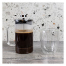 CONSOL CADIZ BOROSILICATE GLASS COFFEE PLUNGER, 600ML
