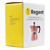 REGENT COFFEE MAKER ALUMINIUM 2 TONE ROSE GOLD & SILVER 3 CUP, (150ML)