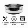 REGENT COOKWARE HANDI BOWL HAMMERED ST STEEL, 300ML (125MM DIAX55MM)