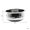 REGENT COOKWARE HANDI BOWL HAMMERED ST STEEL, 300ML (125MM DIAX55MM)