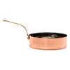 REGENT COOKWARE SAUCE PAN ST STEEL CU PLATED WITH BRASS HANDLE, 400ML (205/120MM DIAX35MM)