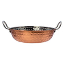 REGENT COOKWARE KARAHI PAN HAMMERED ST STEEL COPPER PLATED, 1.2LT (185 DIAX55MM)