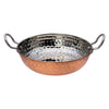 REGENT COOKWARE KARAHI PAN HAMMERED ST STEEL COPPER PLATED, 1.2L - 245/185MM DIAX55MM