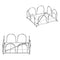 REGENT CHROME NAPKIN HOLDER, (180X180X80MM)