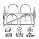 REGENT CHROME NAPKIN HOLDER, 180X180MM