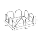 REGENT CHROME NAPKIN HOLDER, (180X180X80MM)