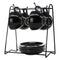 REGENT SPACE SAVER STAND POWDER COATED BLACK FOR 4 MUGS