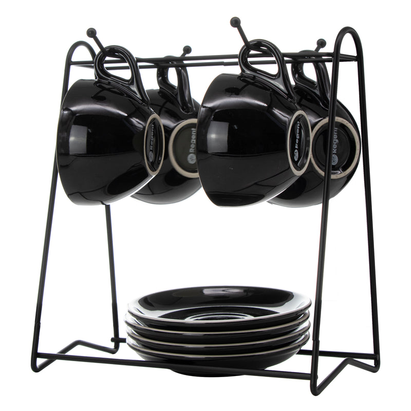 REGENT SPACE SAVER STAND POWDER COATED BLACK FOR 4 MUGS