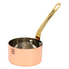 REGENT COOKWARE MINI POT ST STEEL CU PLATED WITH BRASS HANDLE,  200ML (155/75MM DIAX45MM)