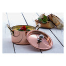 REGENT COOKWARE MINI POT ST STEEL CU PLATED WITH 2 BRASS HANDLES, 200ML (145/78MM DIAX45MM)
