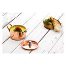 REGENT COOKWARE MINI POT ST STEEL CU PLATED WITH 2 BRASS HANDLES, 200ML (145/78MM DIAX45MM)