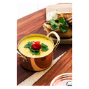 REGENT COOKWARE MINI POT ST STEEL CU PLATED WITH 2 BRASS HANDLES, 200ML (145/78MM DIAX45MM)