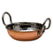 REGENT COOKWARE KARAHI PAN HAMMERED ST STEEL COPPER PLATED, 320ML (180/125MM DIAX40MM)