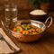 REGENT COOKWARE KARAHI PAN HAMMERED ST STEEL COPPER PLATED, 320ML (180/125MM DIAX40MM)
