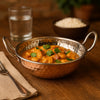 REGENT COOKWARE KARAHI PAN HAMMERED ST STEEL COPPER PLATED, 320ML (180/125MM DIAX40MM)