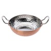 REGENT COOKWARE KARAHI PAN HAMMERED ST STEEL COPPER PLATED, 320ML (180/125MM DIAX40MM)