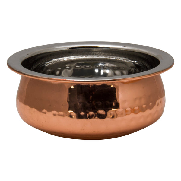 REGENT COOKWARE HANDI BOWL HAMMERED ST STEEL COPPER PLATED, 300ML (125MM DIAX54MM)