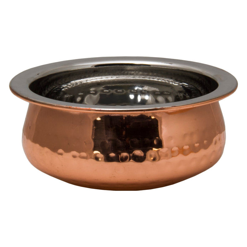 REGENT COOKWARE HANDI BOWL HAMMERED ST STEEL COPPER PLATED, 300ML (125MM DIAX54MM)