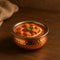 REGENT COOKWARE HANDI BOWL HAMMERED ST STEEL COPPER PLATED, 800ML (155MM DIAX65MM)