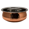 REGENT COOKWARE HANDI BOWL HAMMERED ST STEEL COPPER PLATED, 800ML - 155MM DIAX65MM