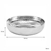 REGENT COOKWARE SERVING BOWL HAMMERED ST STEEL, 390ML