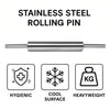 REGENT BAKEWARE ROLLING PIN STAINLESS STEEL, 470MM